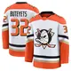 Men's Vyacheslav Buteyets Anaheim Ducks ＃32 Premium White Edition 2025 Away Jersey