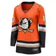 Women's A.J. Greer Anaheim Ducks ＃10 Breakaway Orange Home Jersey