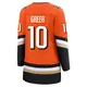 Women's A.J. Greer Anaheim Ducks ＃10 Breakaway Orange Home Jersey