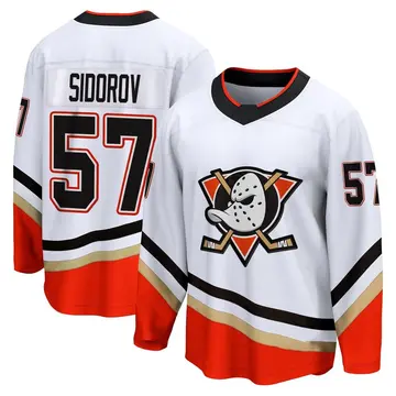 Youth Yegor Sidorov Anaheim Ducks ＃57 Breakaway White Special Edition 2.0 Jersey